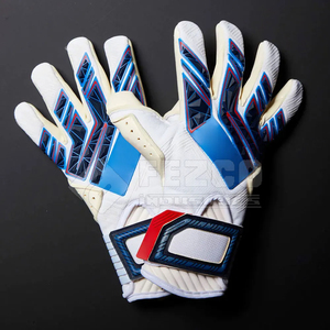 Guantes de Portero de Fútbol Transpirables y Ajustables de Alta Calidad, Hechos a Medida, OEM, Ropa Deportiva de Venta Caliente, Precio Bajo, Cuero - Product Image 3