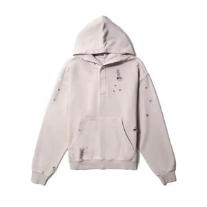 เสื้อฮู้ดดี้ย้อมสีแบบแอซิดวอชสำหรับผู้ชาย ปี 2025 ขายส่ง เสื้อฮู้ดดี้ย้อมสีแบบแอซิดวอชสำหรับผู้ชาย ดีไซน์ล่าสุด สไตล์วินเทจ บริการ OEM ระบายอากาศได้ดี - Product Image 3