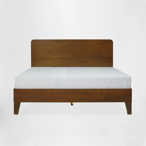 Hỗ trợ đại lý OEM/ODM Khung giường gỗ tự nhiên tối giản Nội thất phòng ngủ Giường nền gỗ tự nhiên Giá xuất xưởng - Product Image 2