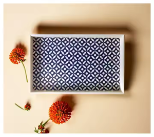 Bandejas de servicio directas de fábrica Bandejas de incrustaciones de nácar con diseños antiguos, estas bandejas de servicio de fregona hechas a mano al por mayor - Product Image 1