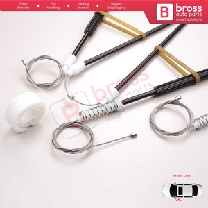 Kit de réparation de lève-vitre avant gauche BWR1205 pour 206 CC 2D T16 2000-2008 Coupé Cabriolet 2 portes 9221Y3 - Product Image 5
