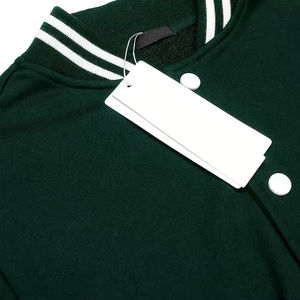 แจ็กเก็ตเบสบอลบอมเบอร์สำหรับผู้ชายผ้ากำมะหยี่ปักลายทีมตัวแทนมหาวิทยาลัยเลตเทอร์แมนแขนเสื้อหนังออกแบบได้ตามต้องการ - Product Image 4