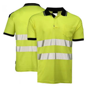 Camisetas Polo de Alta Visibilidad para Trabajadores de Construcción, Manga Corta, Reflectantes, OEM - Product Image 1