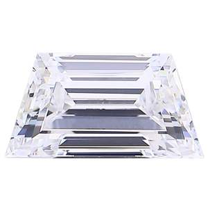 Diamant de laboratoire trapézoïdal 2 carats E VVS2 certifié IGI, taille trapézoïdale, non monté - Product Image 2