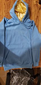 Sudaderas de seda de alta calidad para mujer 2025, sudaderas cortas personalizadas de moda urbana, sudaderas con capucha de seda con forro de satén para mujer - Product Image 3