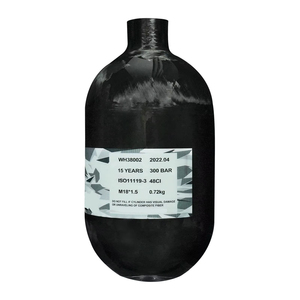 Tanque de paintball de fibra de carbono de 0.8L 48ci, fabricante confiable de suministro a granel - Product Image 1