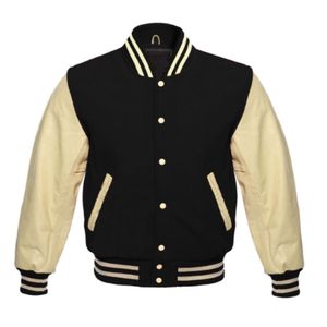 Chaquetas Varsity Letterman de Alta Calidad, Cuerpo de Lana, Mangas de Cuero Genuino, Ropa de Invierno, Chaqueta Varsity Letterman Elegante para Hombre 2024 - Product Image 3