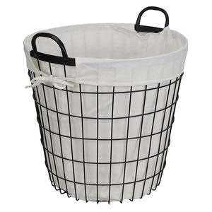 Paniers de rangement élégants dorés pour la maison Panier de rangement de comptoir en gros Organisateur en métal Stockage de chiffons - Product Image 5