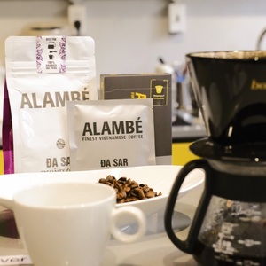 อายุการเก็บรักษา 2 ปีคั่วกาแฟคั่วบด Alambe Da Sar 230 กรัมถุงซิปปิดผนึกขายส่งแหล่งกําเนิดสินค้าจากเวียดนามกาแฟดี - Product Image 2