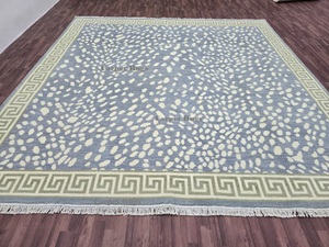 Haute vente 8x10 noué à la main turc persan Oushak tapis ensembles abstrait coureur pour salon zone Design maison tapis tapis - Product Image 5