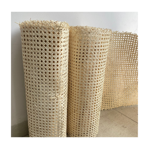 Sangle en rotin rouleau de maille à tissage ouvert rustique pour meubles vintage fabriqué au Vietnam avec poignée en rotin pour la restauration des sièges - Product Image 4