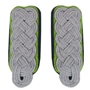 แผ่นรองไหล่มีสายสีทองสายโลหะแบบเกลียวสองเส้นสำหรับเครื่องแบบ - Product Image 1