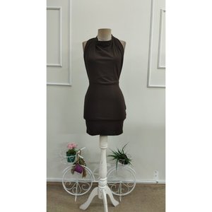 Vestido Mini de Mujer con Cuello Halter y Espalda Descubierta de Tela Scuba de Jane - Estilo Elegante y Ajustado para Fiestas y Clubes para Adultos - Product Image 4