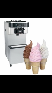 Machine à glace molle commerciale, 3 saveurs, en acier inoxydable, équipement de dessert pour café et restaurant - Product Image 4