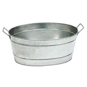 Elegante maceta galvanizada para organizar eventos rústicos, decoraciones florales al aire libre, jardinería de hierbas y estilo para el hogar - Product Image 1
