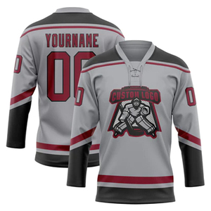Nouveau Design 2024 Maillots de Hockey sur Glace Plus Size Logo Imprimé Maillots de Baseball Design Personnalisé Maillots de Hockey sur Glace Sublimés .. - Product Image 2