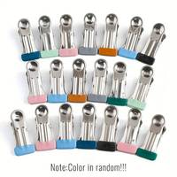 Clips de reliure artisanale en cuir avec couverture en cuir Clip à longue queue Outil de couture en cuir DIY OEM ODM