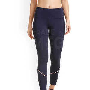 2024 femmes Fitness séchage rapide Legging superbe qualité respirant Spandex matériel sans couture Logo personnalisé Plus mi élastique solide - Product Image 1