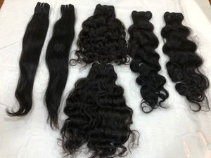 Extensions de cheveux indiens de vague droite et soyeuse naturelle Remy pour jeunes donneurs non traités, sans enchevêtrement, cheveux d'origine du temple - Product Image 2