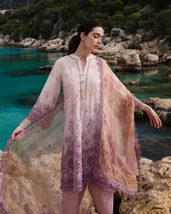 AJM Trade House 5576 Diseñador Étnico Paquistaní Mujeres Salwar Trajes Formal Seda Pesada Georgette para Fiestas - Product Image 1