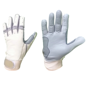 Los mejores guantes de béisbol Nuevos guantes de bateo hechos de cuero Guantes de béisbol transpirables con logotipo personalizado - Product Image 1
