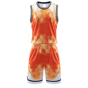 Uniforme de basket-ball tailles adultes très vendu Logo personnalisé/couleur vêtements de sport respirants nouvelle conception ensemble de vente en gros - Product Image 1