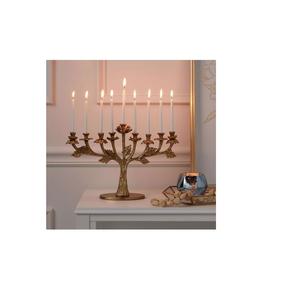 Menorah Candle <b>Holder</b> for Festive Decoration Metal Home Decor Wedding Candle Stand Dinner Decor and Dinning - Product Image 1