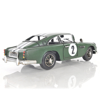 Voiture Aston Martin DB5 1963, décoration d'intérieur moderne rectangulaire, objet de collection en fer léger, pour table, 34,3Lx12,7Wx8,4H cm, style ancien et moderne