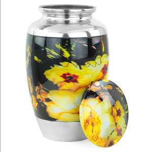 Vente en gros Urnes artisanales en laiton pour plantes et cendres Conteneurs funéraires abordables de haute qualité - Product Image 1