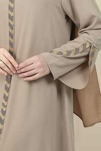 Nueva Abaya para Mujer, Hecha en Pakistán, Personalizable, para Uso en Exteriores, Primavera, Anti-UV, Transpirable, Informal, Moderna, Islámica de Alta Calidad - Product Image 2