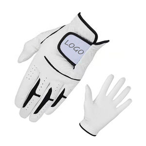 Gant de golf personnalisé de haute qualité pour hommes avec logo Gants de golf en cuir véritable colorés en gros pour une utilisation sportive - Product Image 1