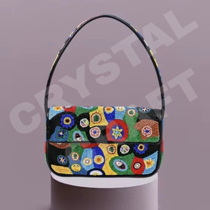 Cotton Shoulder bags Custom Beaded Party Clutch Evening Bag Designer Ladies Shoulder Bags Luxury Purses and Handbags Parties - Product Image 3