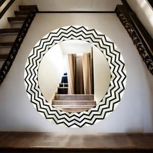 Marco de Espejo de Pared Rectangular Moderno Hecho a Mano con Incrustaciones de Hueso para Uso Decorativo en el Hogar, por Proveedor y Fabricante Indio - Product Image 5