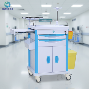 Sunoro SET 16 Carrello d'Emergenza Ospedaliero di Alta Qualità ed Economico in ABS per Cliniche - Product Image 5