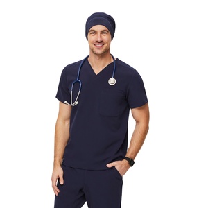 OEM Supplier Men Hospital Scrub Cap Breathable Cotton Surgical Doctor Nurse Adjustable <b>Tie</b> <b>Back</b> Medical Operating Room Hat - Product Image 1