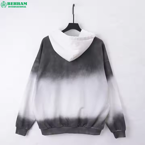 Sweat à capuche zippé pour homme, style streetwear vintage, délavé effet soleil, 100% coton molletonné/éponge française, séchage rapide, respirant, hiver - Product Image 6