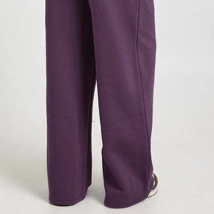 Ensemble de survêtement deux pièces pour femme, couleur unie, personnalisable avec logo / Vêtements de sport décontractés et respirants pour femme 2026 - Product Image 6