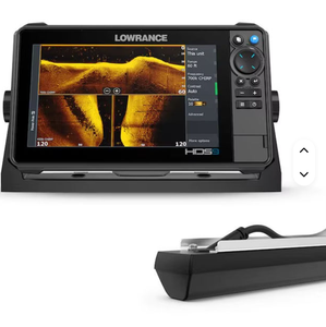 Sondeur de pêche Lowrance HDS-9 Live neuf avec transducteur Active Imaging 3-en-1 à montage sur transom et carte C-MAP Pro - Product Image 1