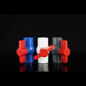 Robinet à soupape à douille à bride en <span class=keywords><strong>PVC</strong></span>, manuel, à poignée simple/double, <span class=keywords><strong>vanne</strong></span> de régulation, raccords d'alimentation en eau <span class=keywords><strong>50</strong></span>-110 mm, joint en PTFE, garantie 3 ans - Product Image 5