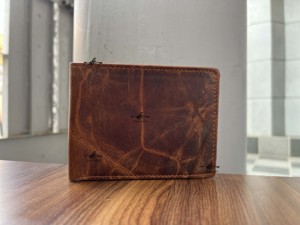 New Arrival Dark Brown Color Cash <b>Card</b> <b>Holder</b> Men's <b>Wallet</b> Real Leather <b>Wallet</b> Genuine Leather Fashion - Product Image 3