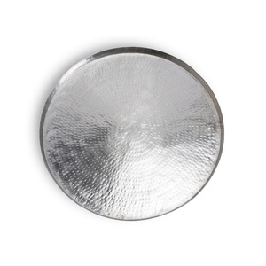 <b>Large</b> Rustic Rectangle Serving <b>Tray</b> Modern Farmhouse Style Galvanized Metal Eco-Friendly Handles Outdoor Home Food Aswan - Product Image 5