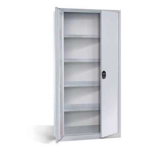 Armadio per materiali con porte a battente, armadio da lavoro, Serie Base 12 H 1950 x P 400 x L 935 mm - Product Image 4