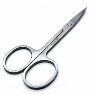 OEM/ODM Right Handed Cuticle <b>Scissors</b> for Personal Care Stainless Steel Curved Blade Sharp Blade Eyebrow Shaping - Product Image 3