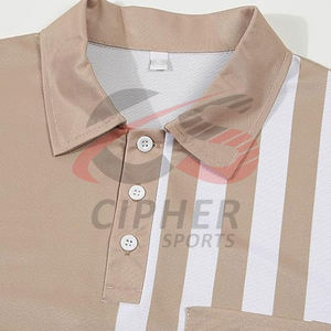 Nueva llegada de los hombres de alta calidad suave cómodo de talla grande para Polo Camisetas De Color sólido transpirable tejido de punto logotipo personalizado - Product Image 3