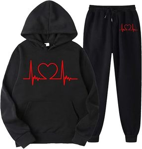 Conjunto de Pantalones Deportivos Holgados Unisex Personalizados, Sudadera Transpirable y Chaqueta Cortavientos para Hombre, Ropa Deportiva de Invierno - Product Image 1