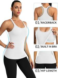 Tops de yoga Spandex resistentes a las arrugas - Product Image 6