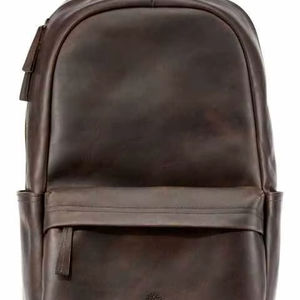 Sac à dos Norvyn léger en cuir véritable, style urbain, avec fermeture éclair - Product Image 1