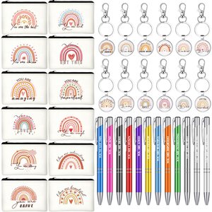 Pochette à fermeture éclair en toile de coton personnalisée écologique, grande capacité, réutilisable, avec poignée souple, sacs de maquillage cosmétiques, impression de logo - Product Image 5