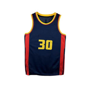 Camiseta de Baloncesto Sublimada Personalizada, Maillot de Baloncesto de Malla de Secado Rápido con MOQ Bajo - Product Image 1