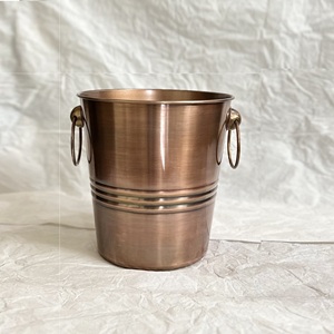 ถังน้ำแข็งภาชนะภาชนะภาชนะภาชนะเก็บความเย็นแบบโบราณถังเก็บน้ำแข็งดีไซน์ใหม่มีหลายขนาดถังไวน์โลหะภาชนะสำหรับทำน้ำแข็ง - Product Image 5